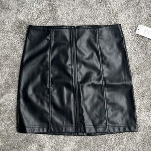 Pleather Skirt